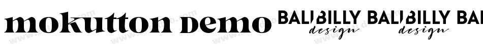 Mokutton Demo字体转换